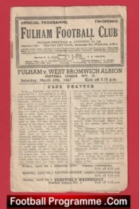 Fulham v West Bromwich Albion 1947