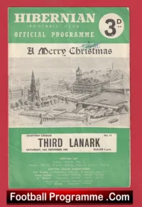 Hibernian v Third Lanark 1960 – Christmas Eve