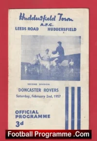 Huddersfield Town v Doncaster Rovers 1957 – Denis Law Harry Gregg