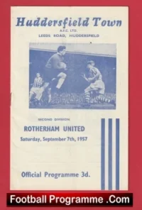 Huddersfield Town v Rotherham United 1957
