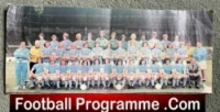 Manchester City Team Picture Multi Signed 1974 1975 Denis Law