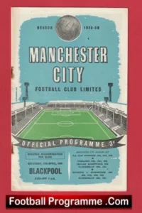 Manchester City v Blackpool 1959 – Man City