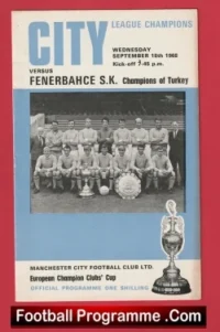 Manchester City v Fenerbahce 1968 – UEFA Cup