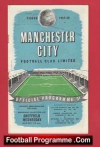 Manchester City v Sheffield Wednesday 1957 – Man City