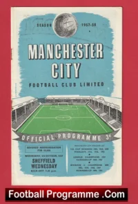 Manchester City v Sheffield Wednesday 1957 – Man City