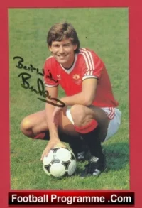 Manchester United Bryan Robson Autographed Signed Picture Man Utd