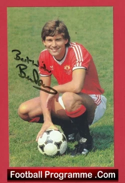 Manchester United Bryan Robson Autographed Signed Picture Man Utd - football memorabilia