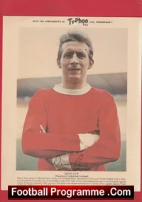 Manchester United Denis Law Typhoo Tea Picture Man Utd