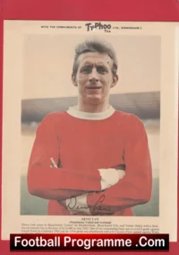 Manchester United Denis Law Typhoo Tea Picture Man Utd