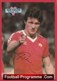 Manchester United Frank Stapleton Signed Picture Man Utd
