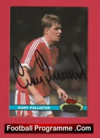 Manchester United Gary Pallister Man Utd Signed Football Card Autograph
