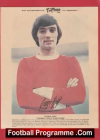 Manchester United George Best Typhoo Tea Picture Man Utd