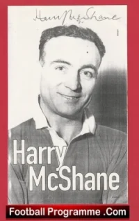 Manchester United Harry McShane Autograph Signed Picture 1950s