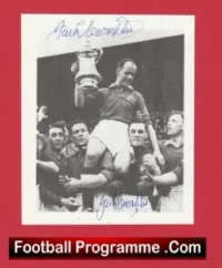 Manchester United Jack Crompton Autograph Picture 1940s Man Utd