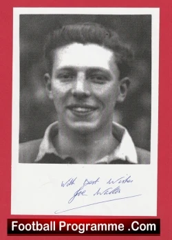 Manchester United Joe Walton Autograph Signed Picture 1940s - football memorabilia