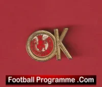 Manchester United OK Badge Man Utd Vintage Red Devil Badge