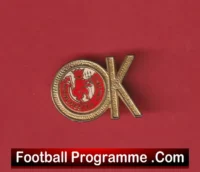 Manchester United OK Badge Man Utd Vintage Red Devil Badge