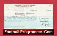 Manchester United PLC Dividend Warrant + Tax Voucher 1998 Man Utd Shares