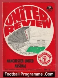 Manchester United v Arsenal 1970 – Man Utd