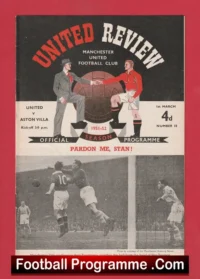 Manchester United v Aston Villa 1952 – United Review Championship Season