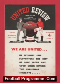 Manchester United v Blackpool 1952 – United Review Christmas