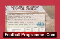 Manchester United v Chelsea 1995 – Football Ticket