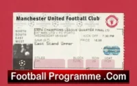 Manchester United v FC Porto 1997 – Champions League Quarter Final Ticket