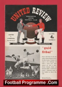 Manchester United v Liverpool 1952 – United Review Championship Season