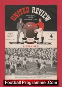Manchester United v Manchester City 1952 – United Review Manchester Derby