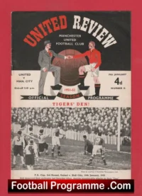 Manchester United v Manchester City 1952 – United Review Manchester Derby