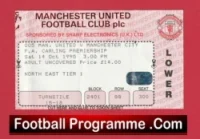 Manchester United v Manchester City 1995 – Football Ticket Man Utd