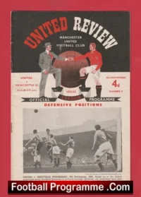 Manchester United v Newcastle United 1952 – United Review Cup Holders