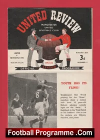 Manchester United v Newcastle United 1951 – United Review Championship Season