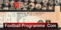 Manchester United v Portsmouth 2008 – Community Shield Ticket