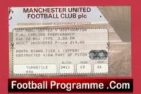 Manchester United v Southampton 1995 – Football Ticket