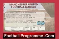 Manchester United v Southampton 1995 – Match Tickets
