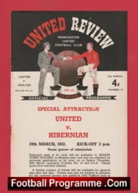Manchester United v Wolves 1952 – United Review Championship Season