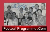 Oxford United Football Club Multi Autographed Signed Picture 1964