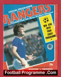 Rangers v Aberdeen 1980 Ferguson Manager