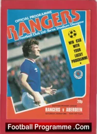 Rangers v Aberdeen 1980 Ferguson Manager