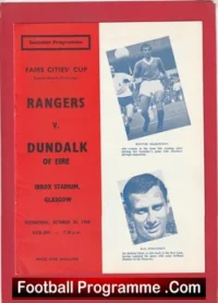 Rangers v Dundalk 1968 Fairs Cup – Alex Ferguson