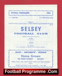 Selsey v Hastings Rangers 1970 – Sussex County League