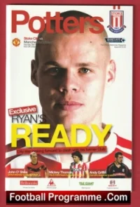 Stoke City v Manchester United 2009 – Man Utd
