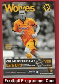 Wolves Wolverhampton v Manchester United 2010 Man Utd