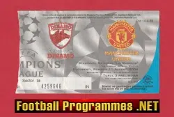 Dynamo Kyiv v Manchester United 2004 - Football Ticket Ukraine