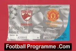 Dynamo Kyiv v Manchester United 2004 – Football Ticket Ukraine