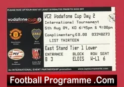 Manchester United Tournament Old Trafford 2004 - Man Utd - football memorabilia