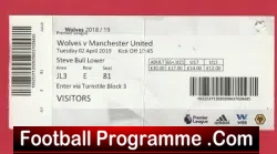 Wolves v Manchester United 2019 – Football Ticket