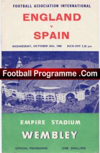 England v Spain 1960