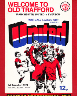 Manchester United v Everton 1976 - League Cup